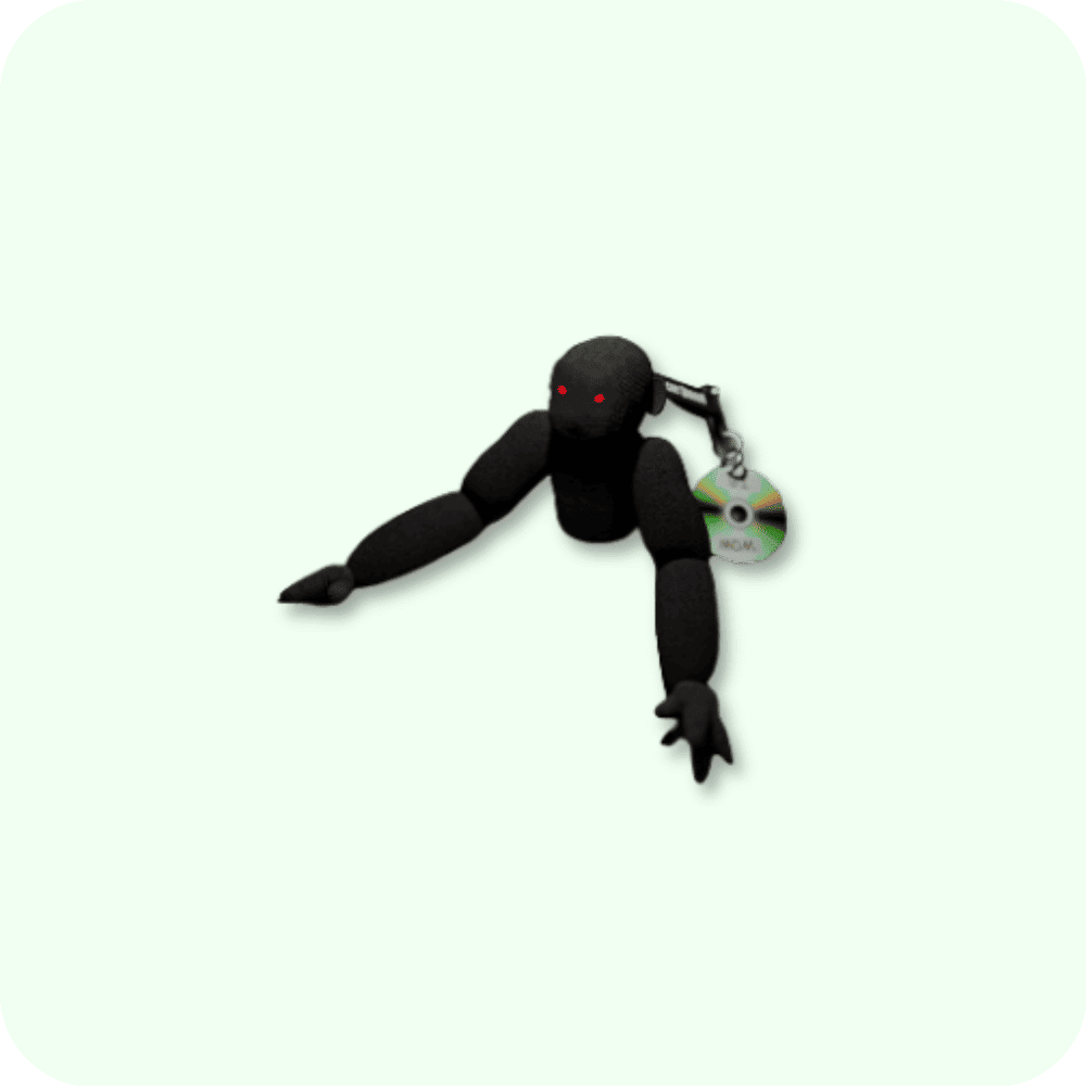 Scary Baboon Plushie BLACKGOOGOO Scary Baboon Plushie BLACKGOOGOO