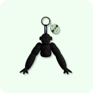 Scary Baboon Plushie BLACKGOOGOO