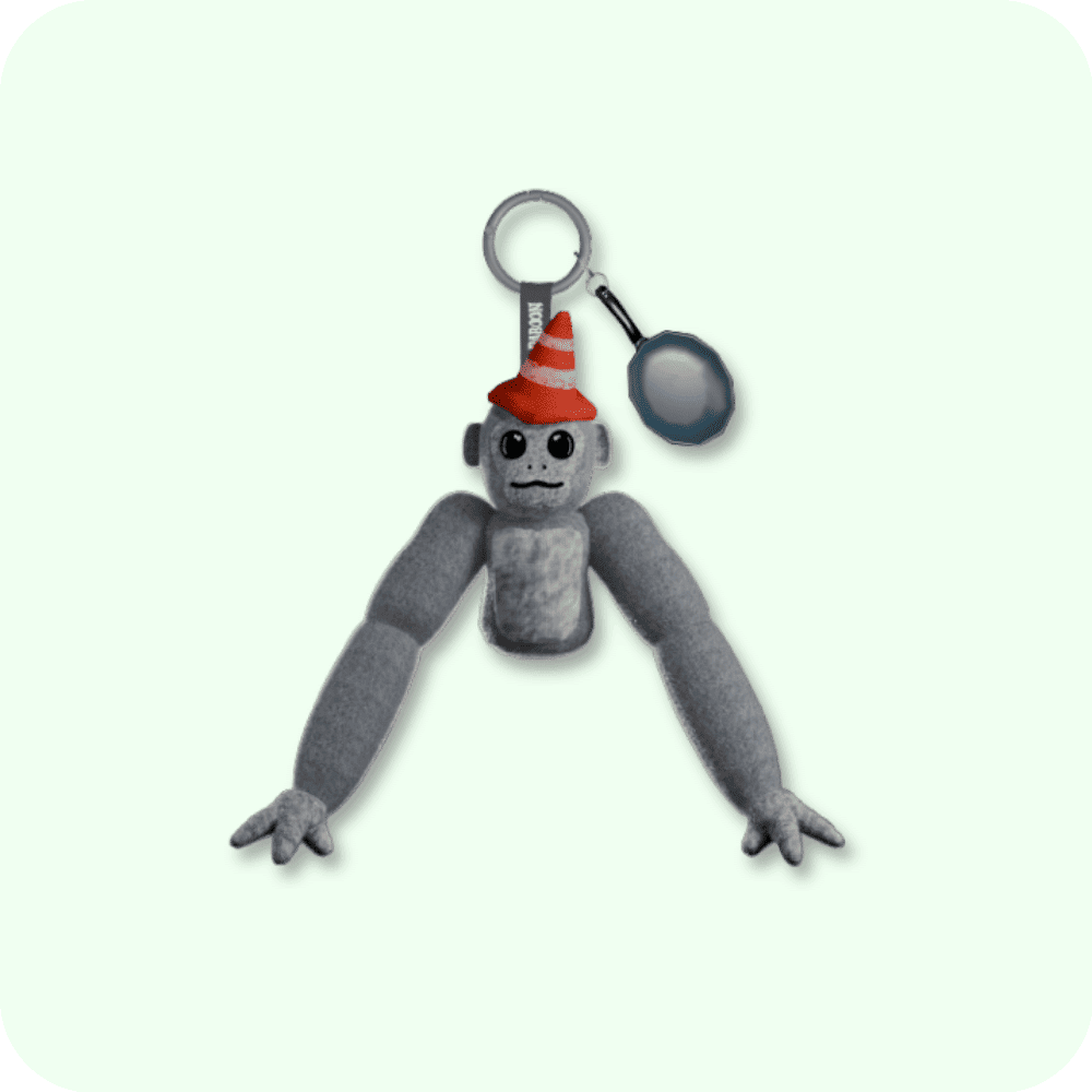 Scary Baboon Plushie GREY Scary Baboon Plushie GREY