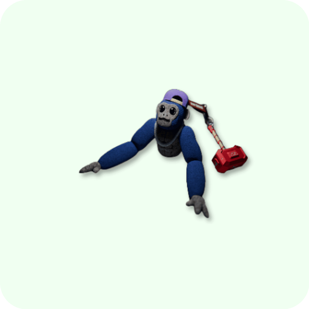 Scary Baboon Plushie KJ1 Scary Baboon Plushie KJ1